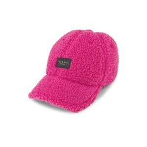 rag & bone Addison Recycled Materials Baseball Hat Pink